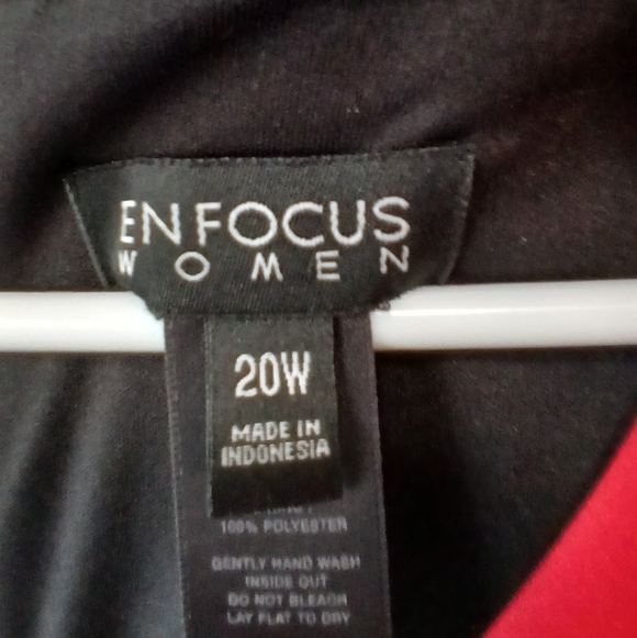 Enfocus Dark Romantic Goth Raised Velvet Rose Dress Womens Size 20W - Picture 4 of 7